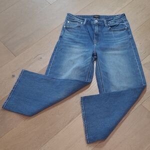 EUC Quince Jeans Women's sz 31 Bella Stretch Relaxed Straight Crop Leg